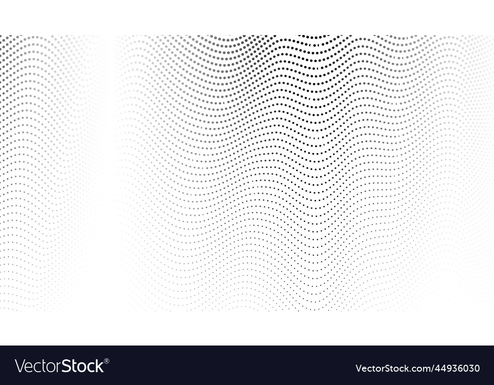 Halftone wave lines background abstract dotted