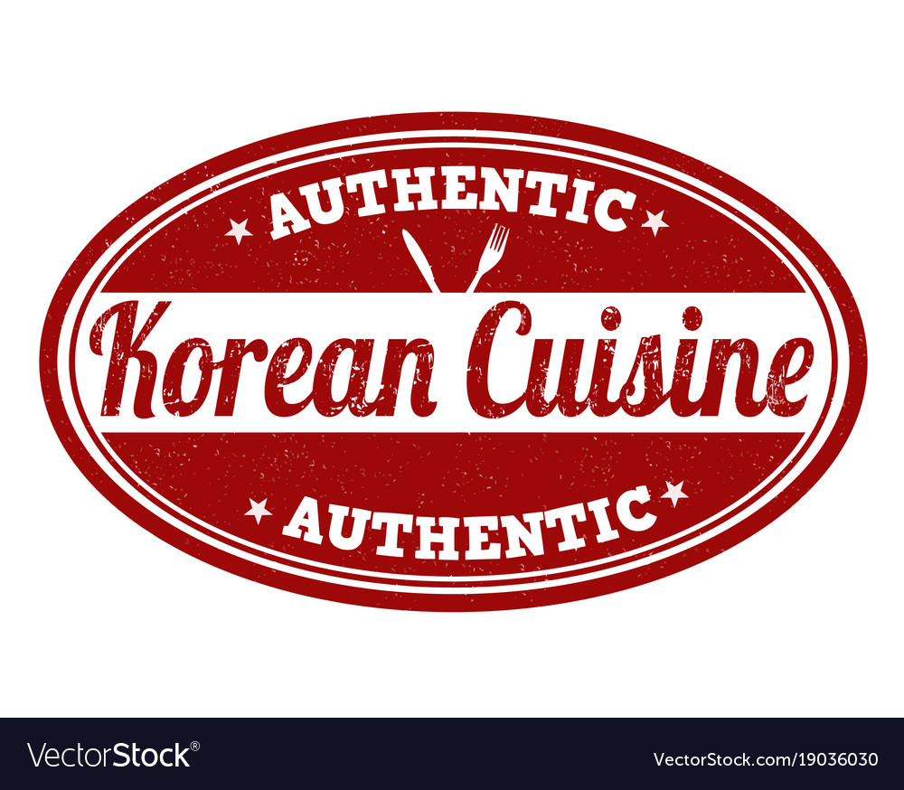 Korean cuisine stamp