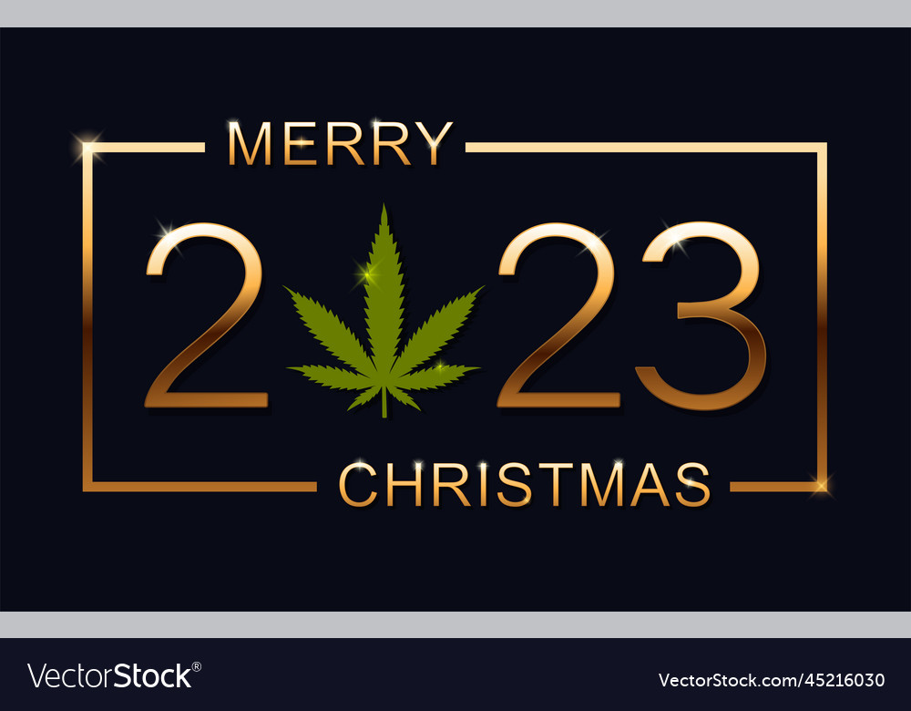 Merry christmas 2023 greeting card