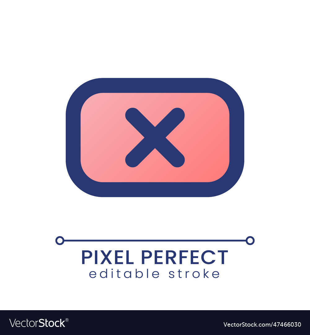 Remove background pixel perfect gradient fill ui vector image Remove background pixel perfect gradient fill ui