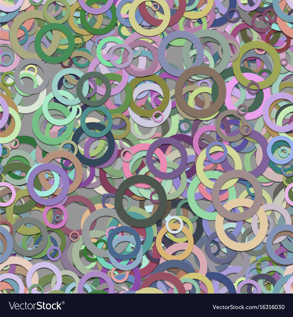 Repeating abstract geometric circle background Vector Image