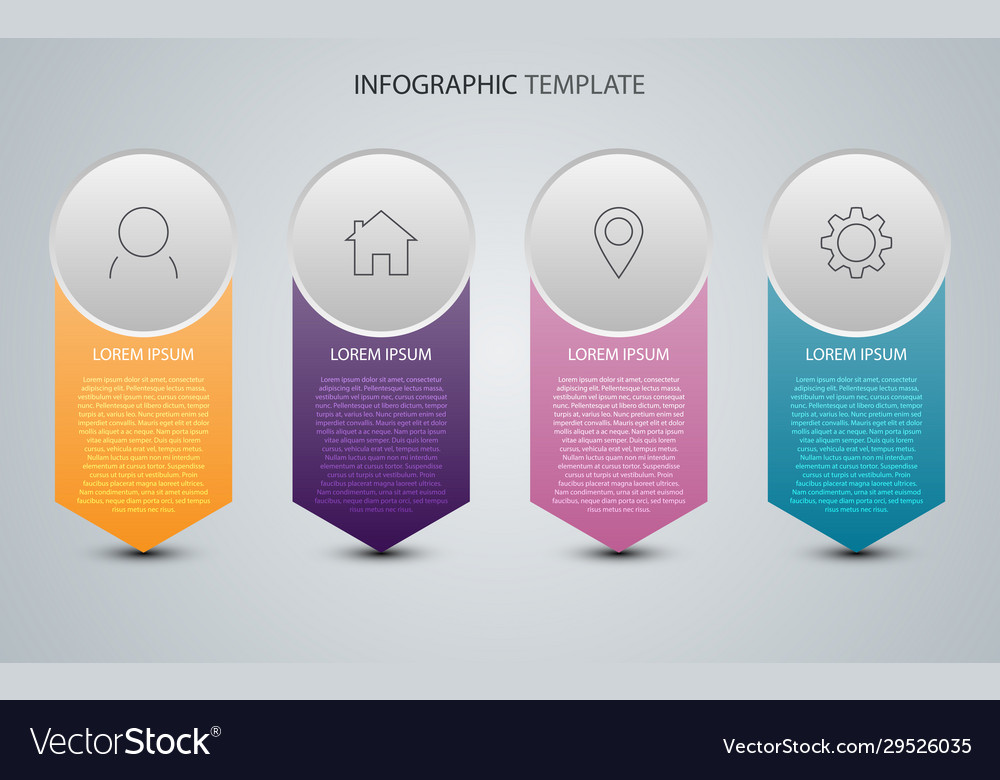 Business data with abstract elements graph vector image Business data with abstract elements graph