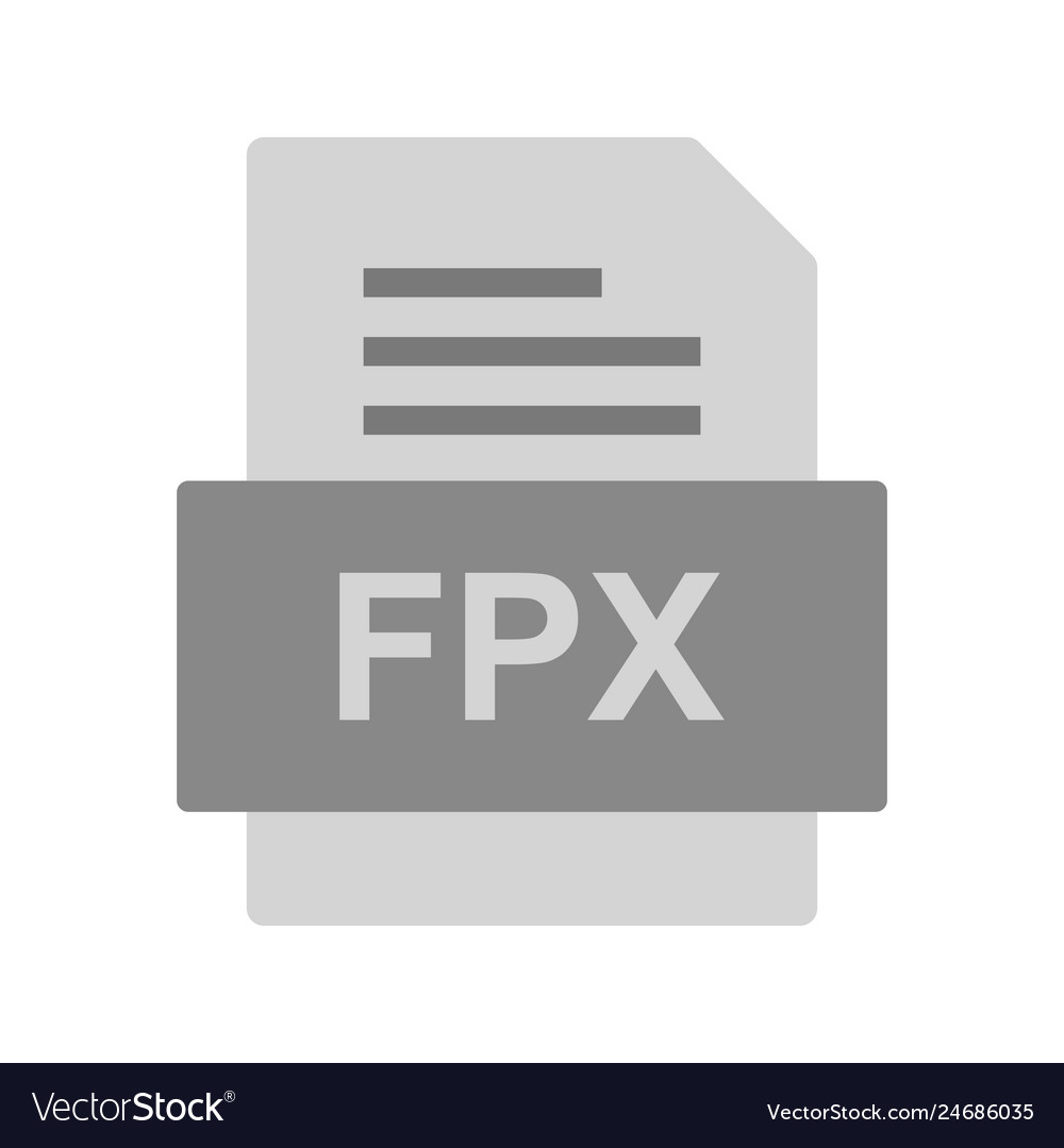 Fpx file document icon