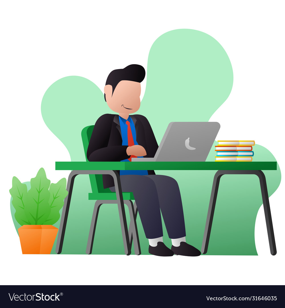 People working at a table notebook
