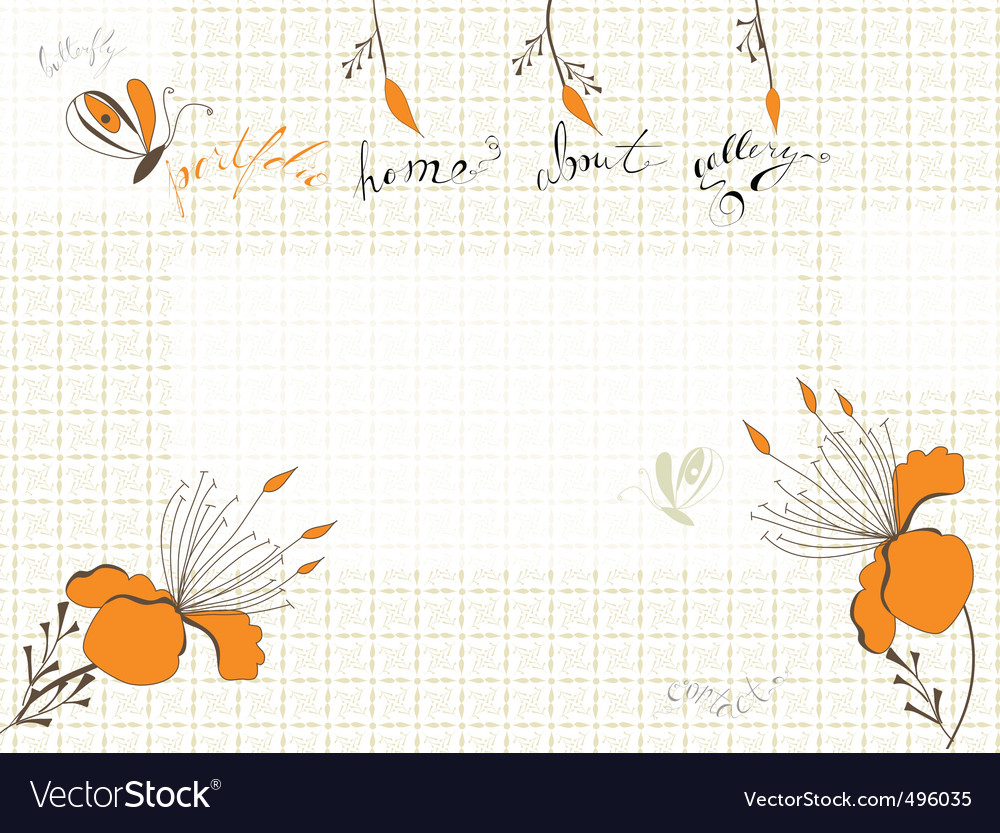 Web design template