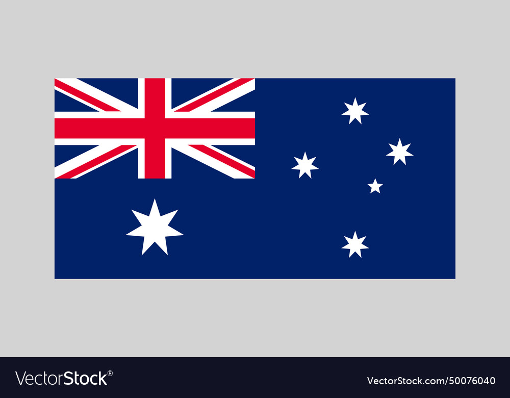 Australian blue ensign flag of australia Vector Image