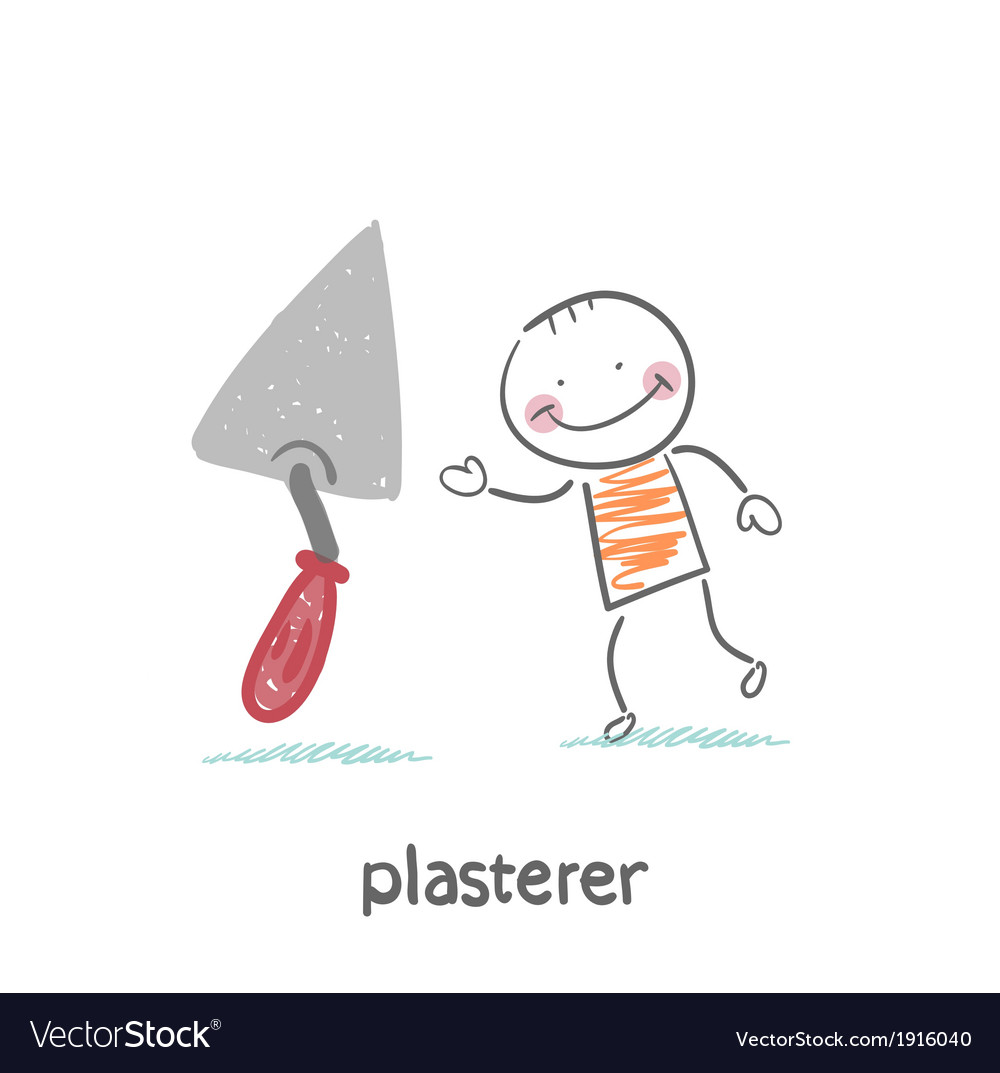 Construction Worker with Shovel