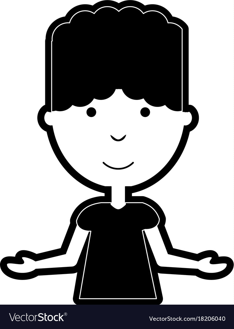 Man with open arms