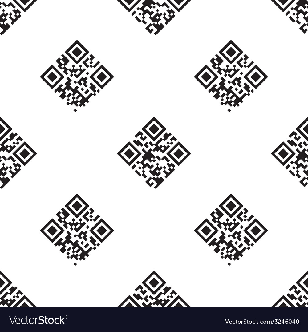 QR Code Seamless Pattern