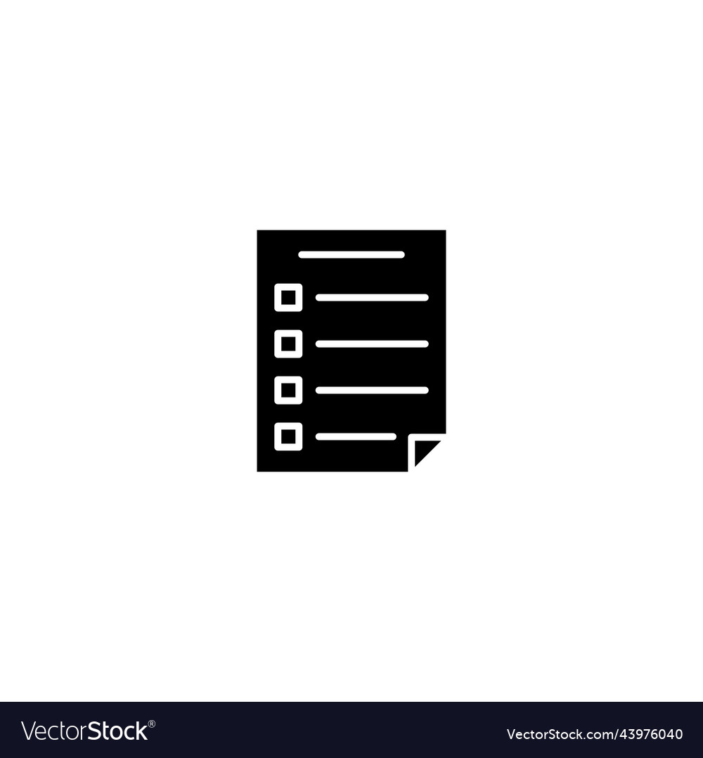 Worksheet icon design template Royalty Free Vector Image