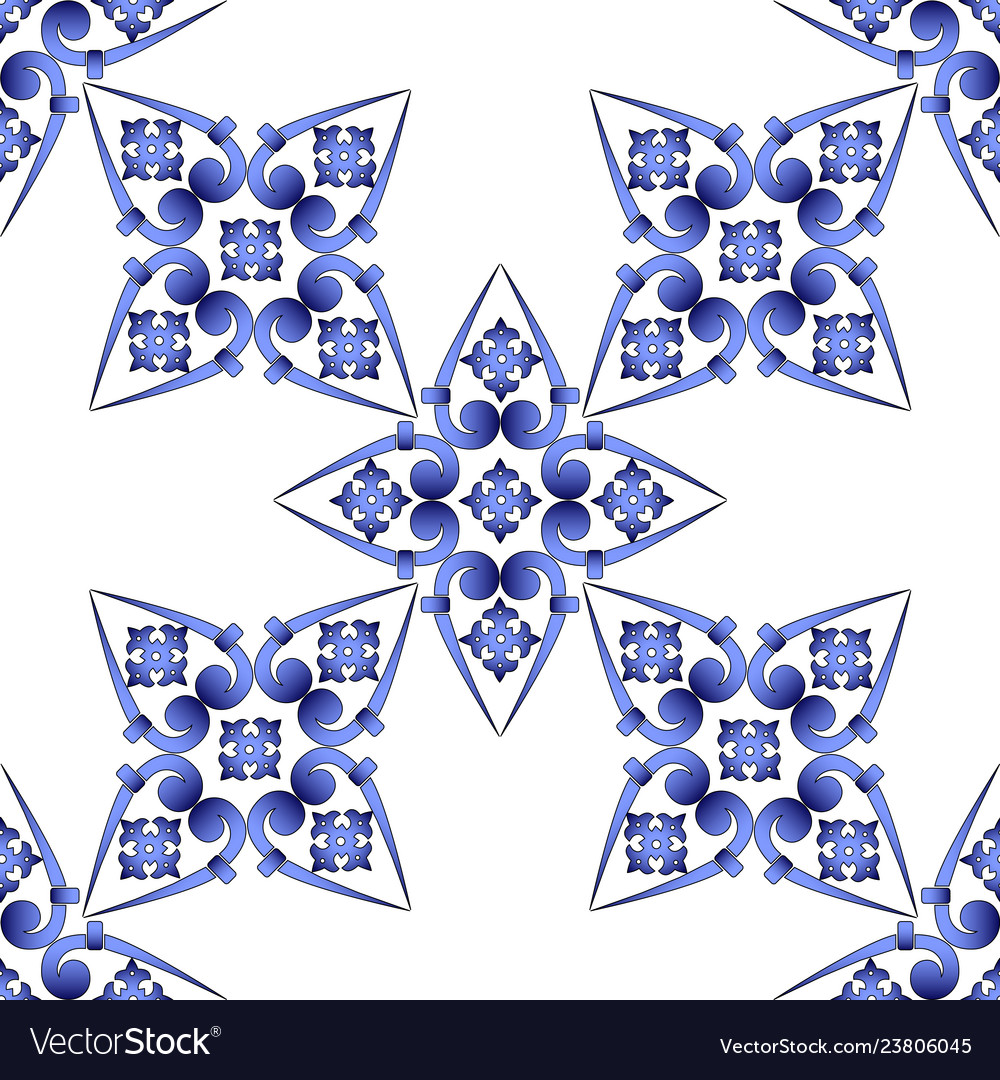 Abstract seamless patchwork pattern