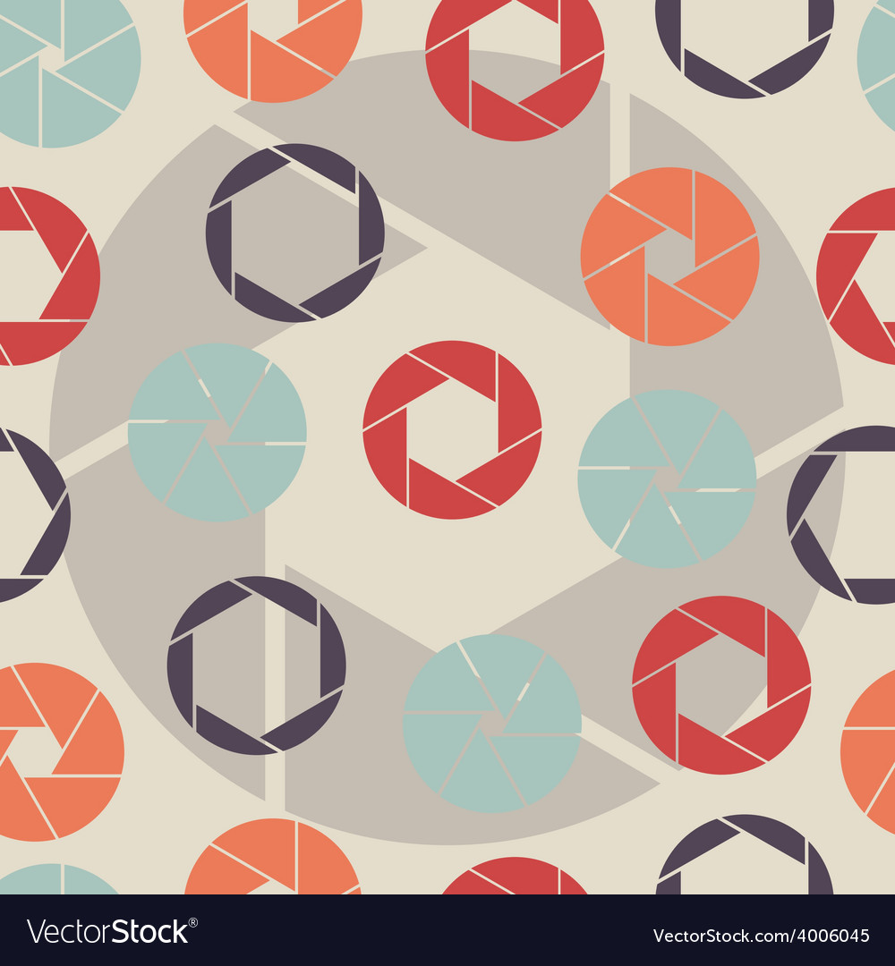 Abstract seamless pattern shutter