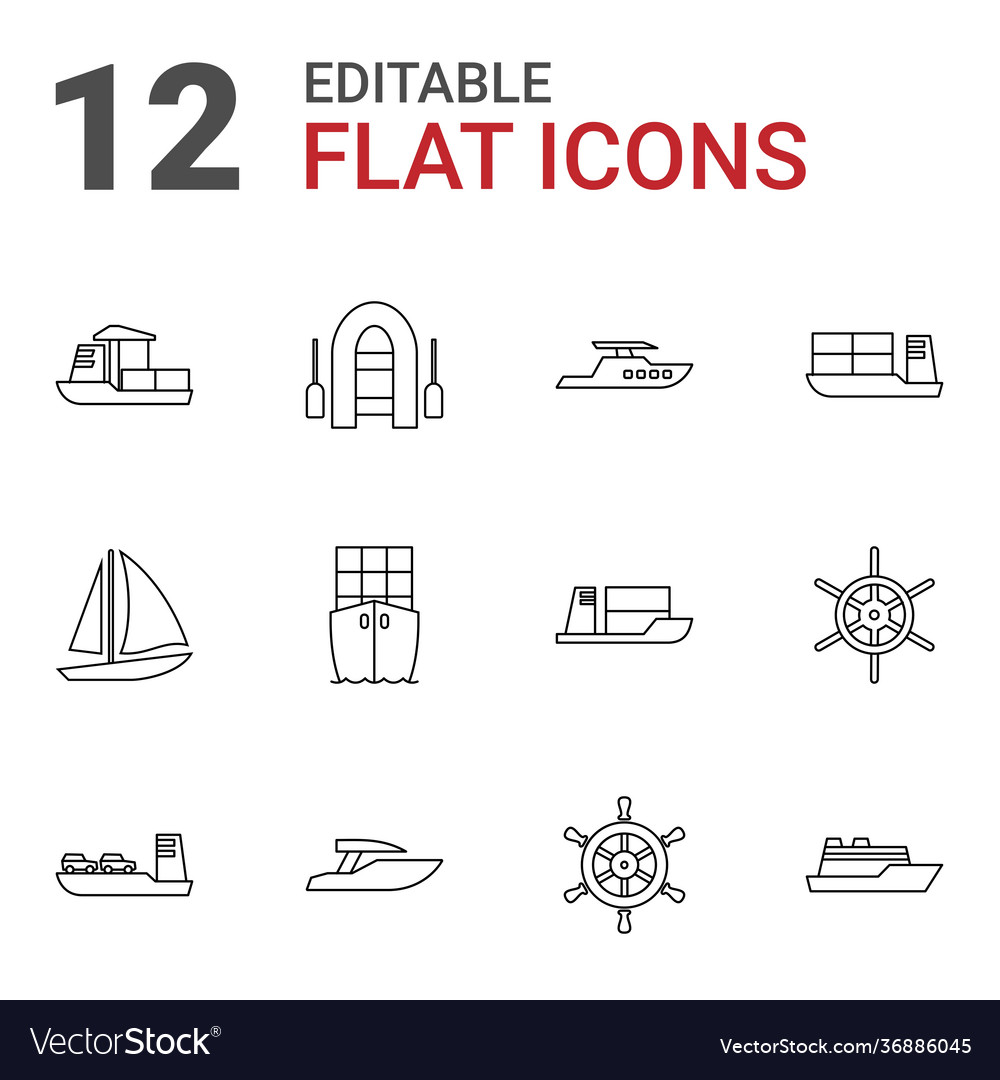 Boat icons