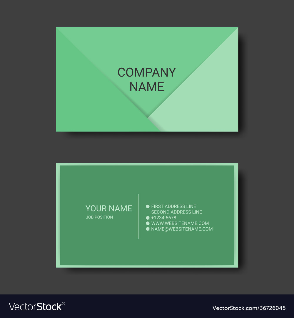 Colorful abstract business card templates