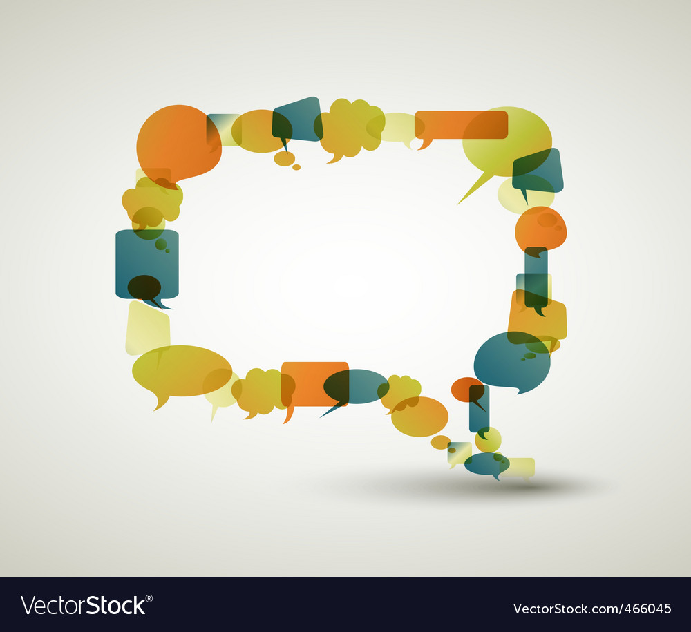 Colorful Speech Bubbles