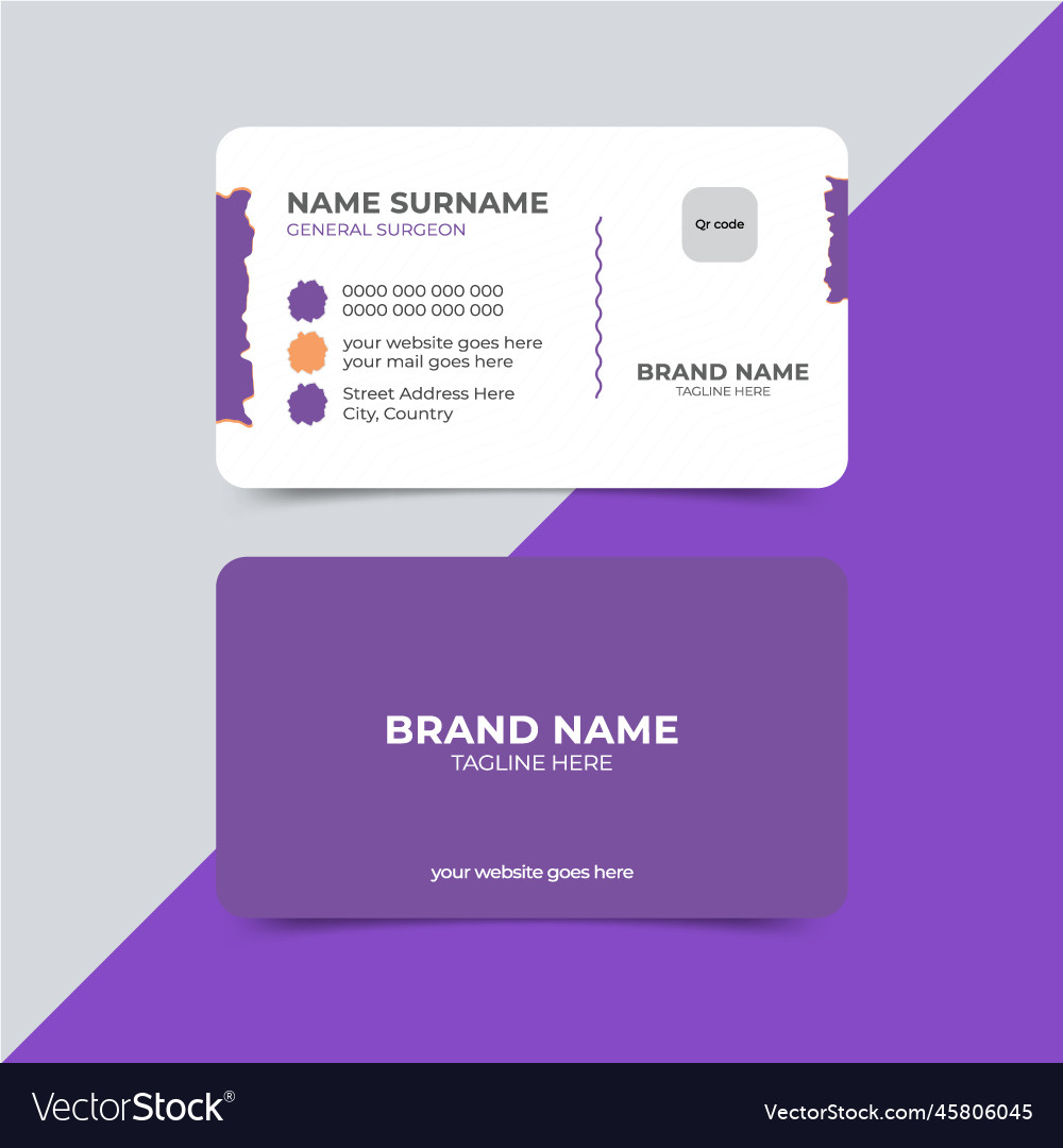 professional-medical-business-card-design-vector-image