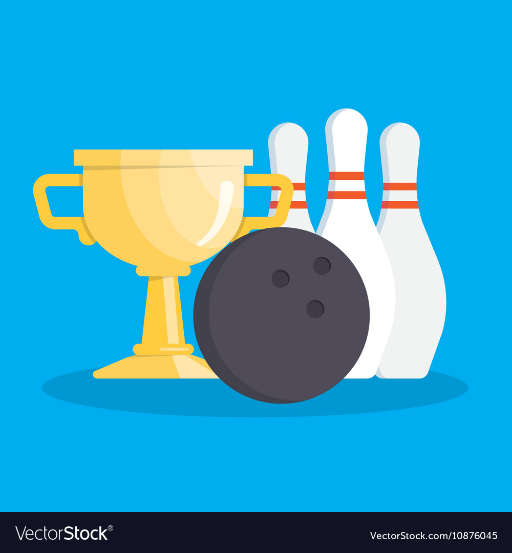 Set of bowling icons