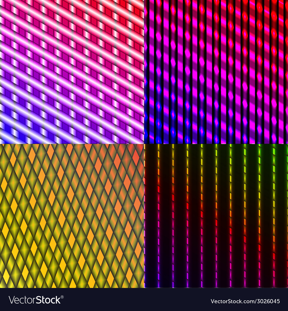 Set of splash color abstract glowing background