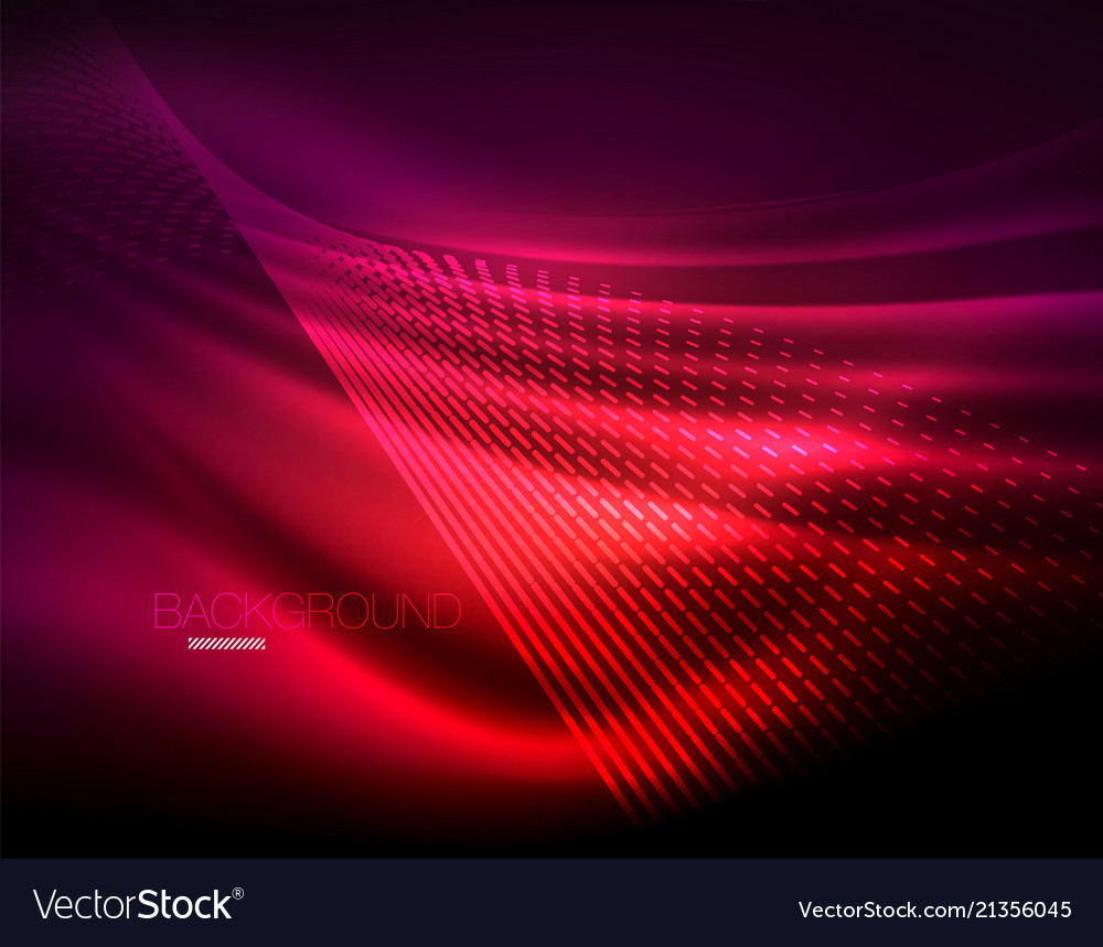 Smooth light effect straight lines on glowing Vector Image