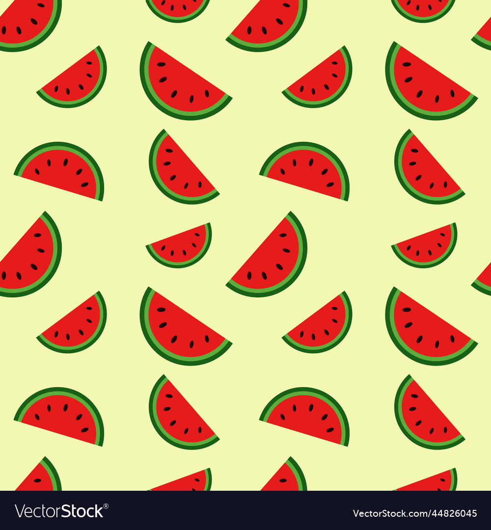 Watermelon Seamless Pattern Royalty Free Vector Image 3422