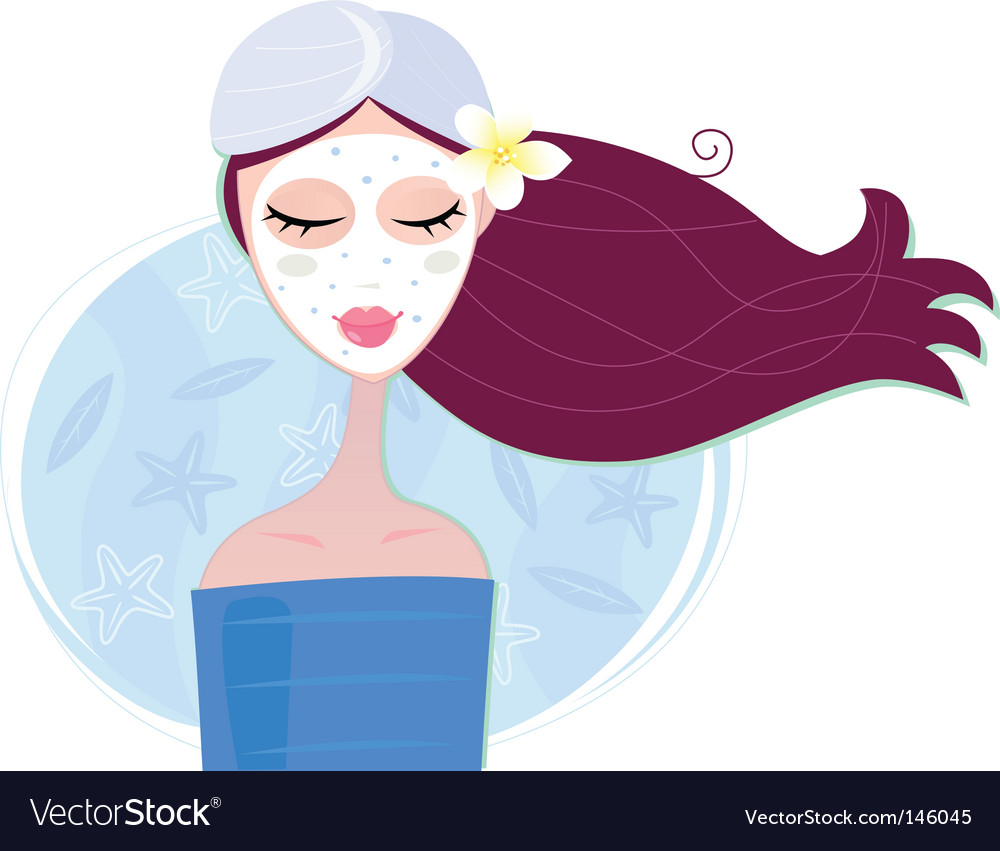 Frau mit Gesichtsmaske