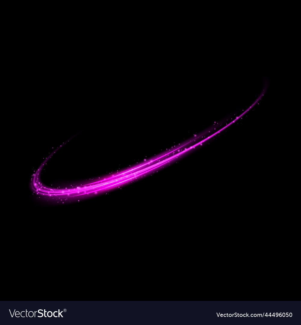 Abstract light lines of movement and speed