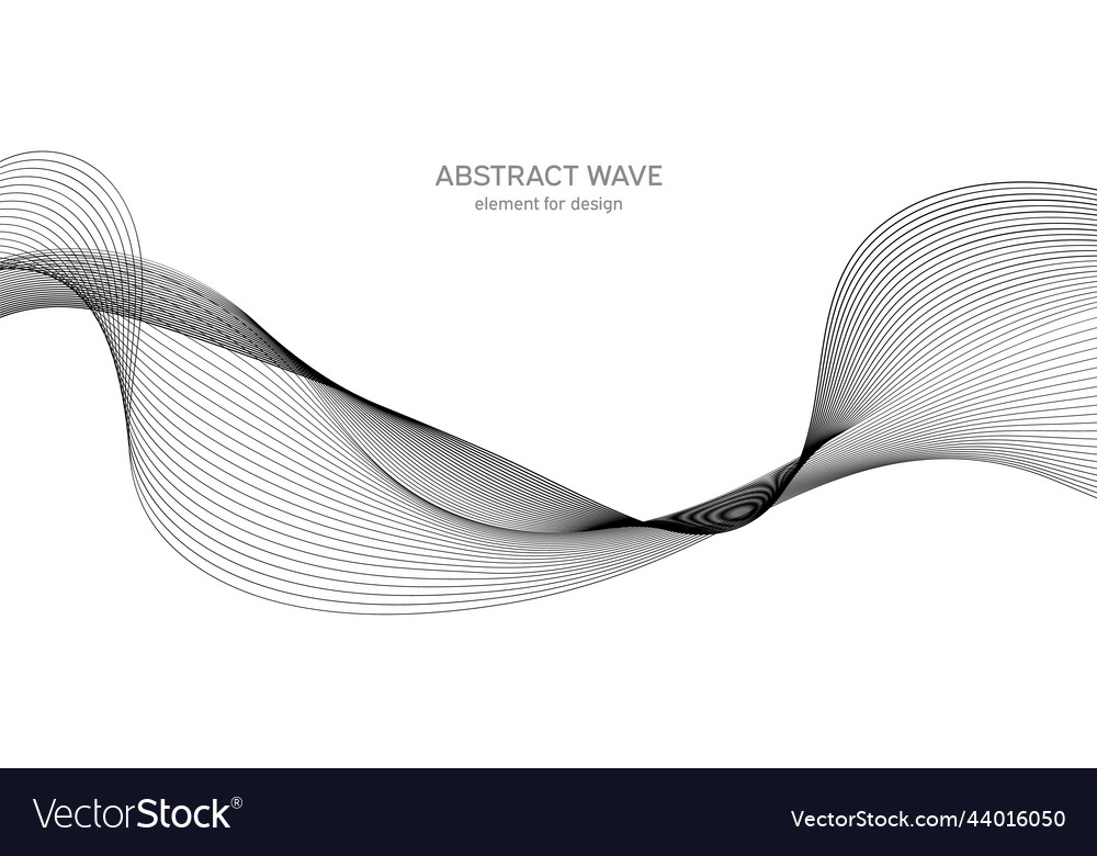 Abstract wave element for design digital vector image Abstract wave element for design digital