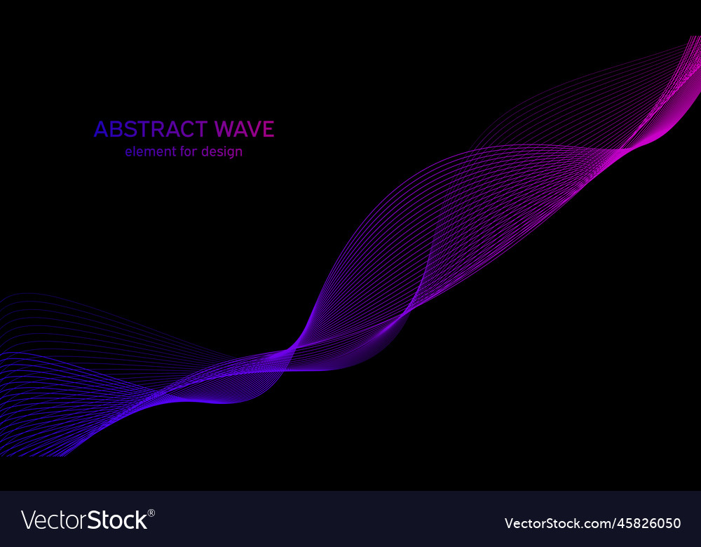 Abstract wave element for design digital vector image Abstract wave element for design digital