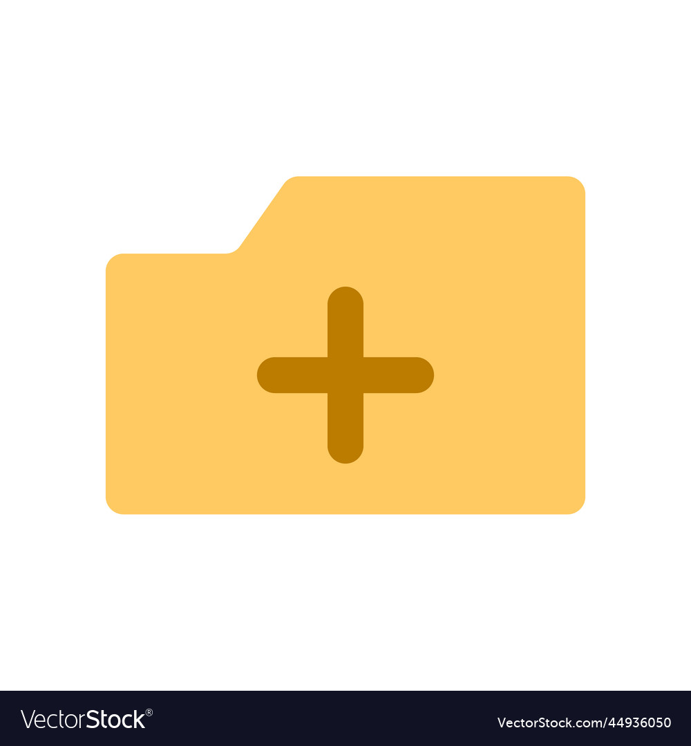 Add folder icon or creation of a new vector image Add folder icon or creation of a new