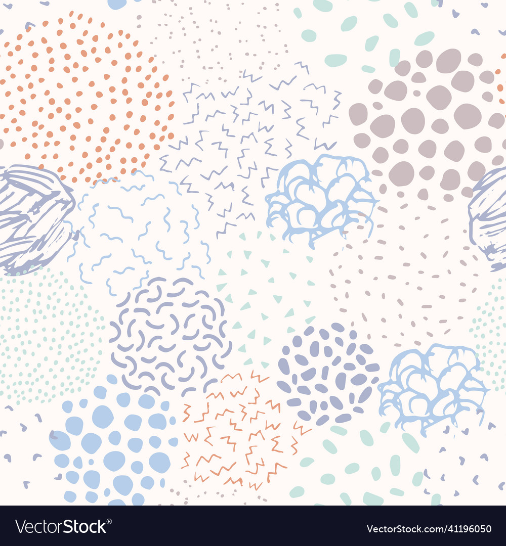Hand drawn irregular seamless pattern abstract vector image Hand drawn irregular seamless pattern abstract