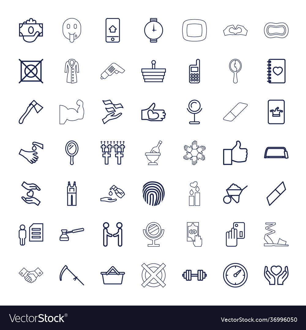 Hand icons Royalty Free Vector Image - VectorStock