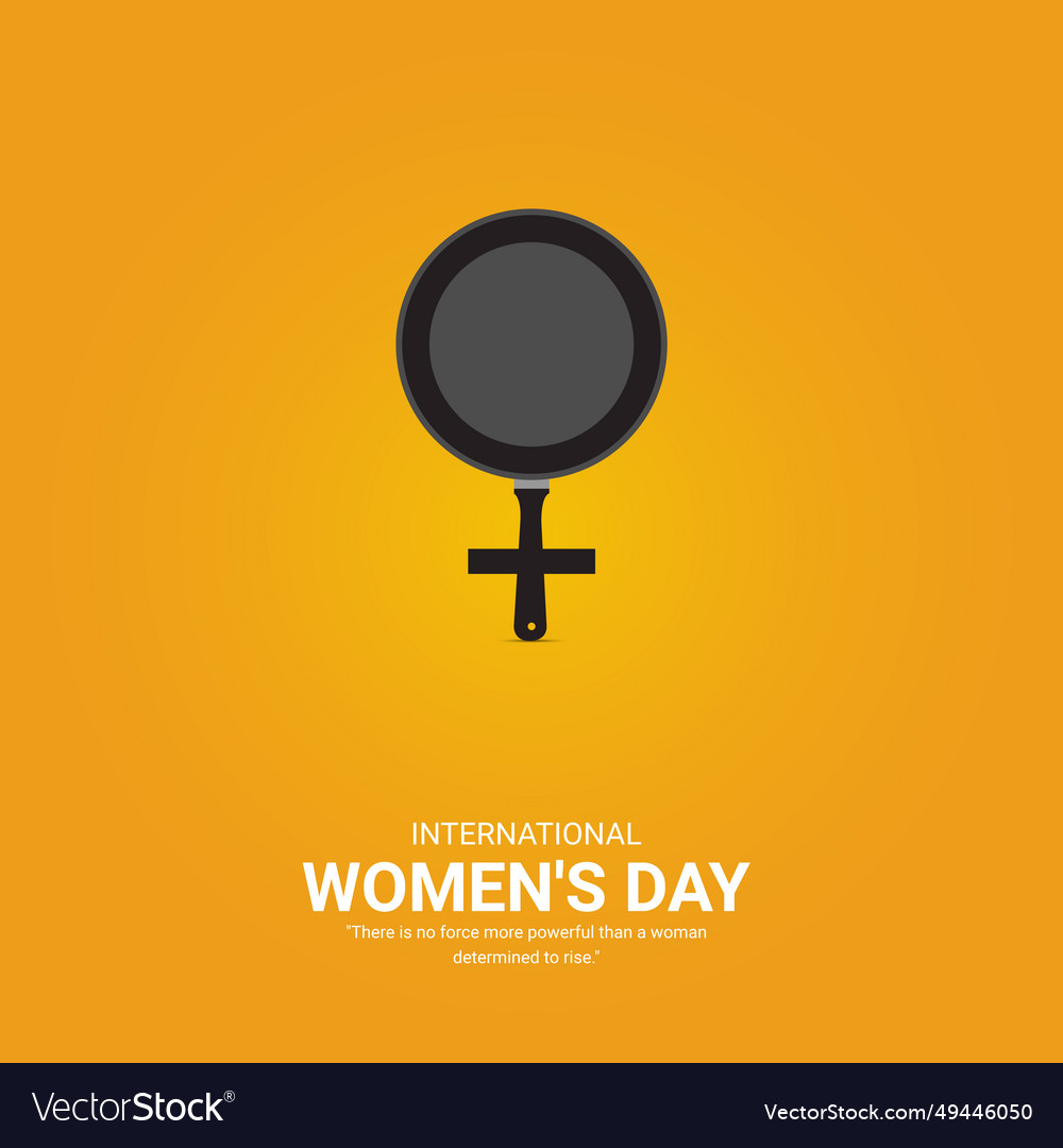 Happy womens day creative ads vector image Happy womens day creative ads