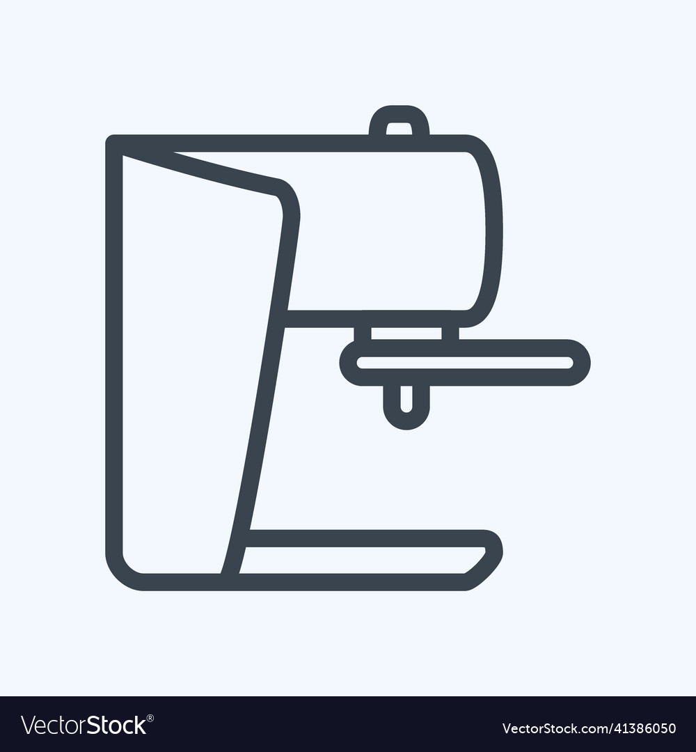 Icon espresso machine - line style simple Vector Image Icon espresso machine - line style simple