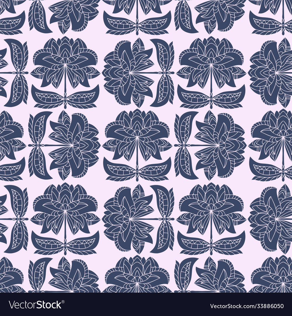 Seamless pattern colorful design vector image Seamless pattern colorful design