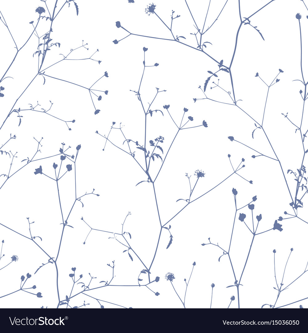 Seamless pattern with leafs