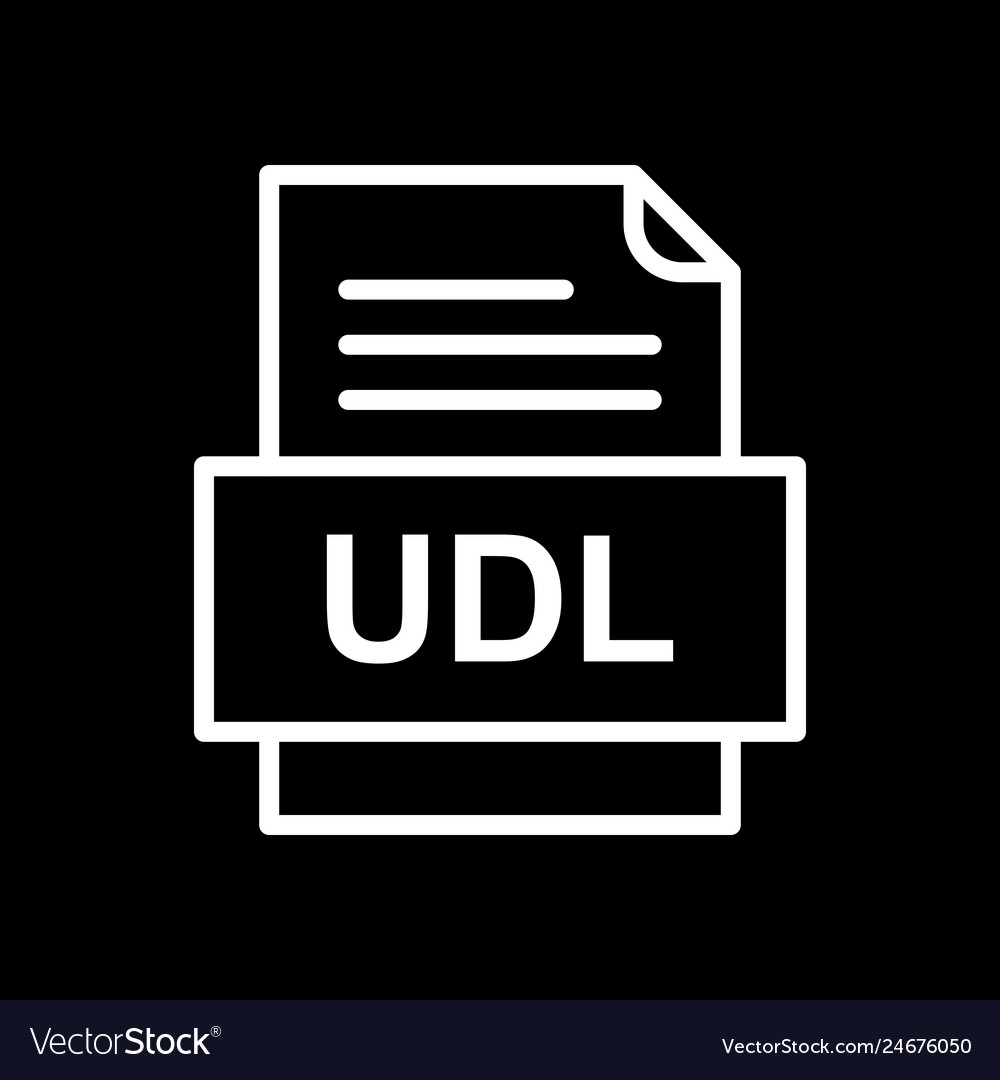 Udl file document icon