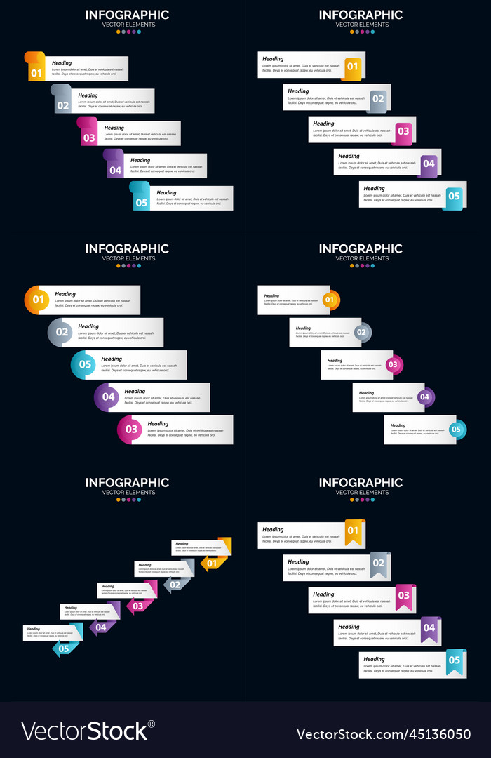 Use infographics to add visual interest vector image Use infographics to add visual interest