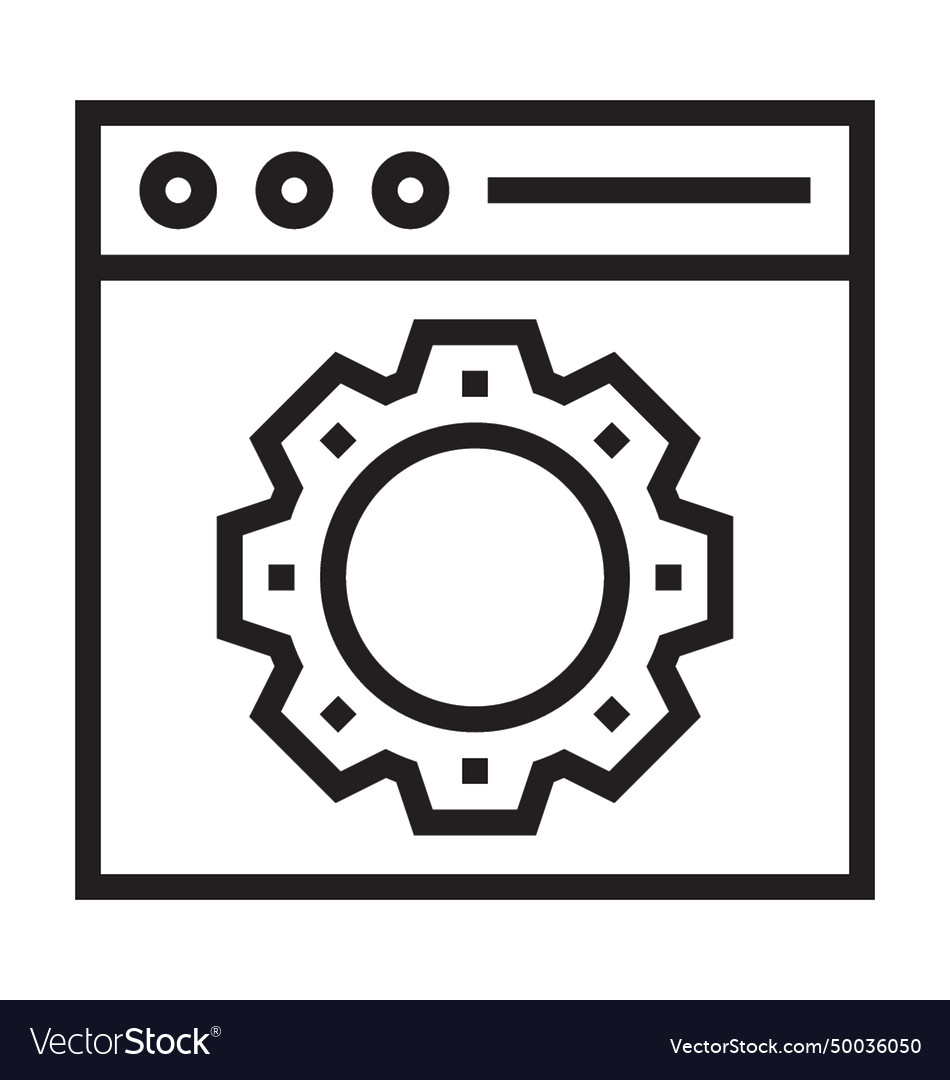 Web setting icon