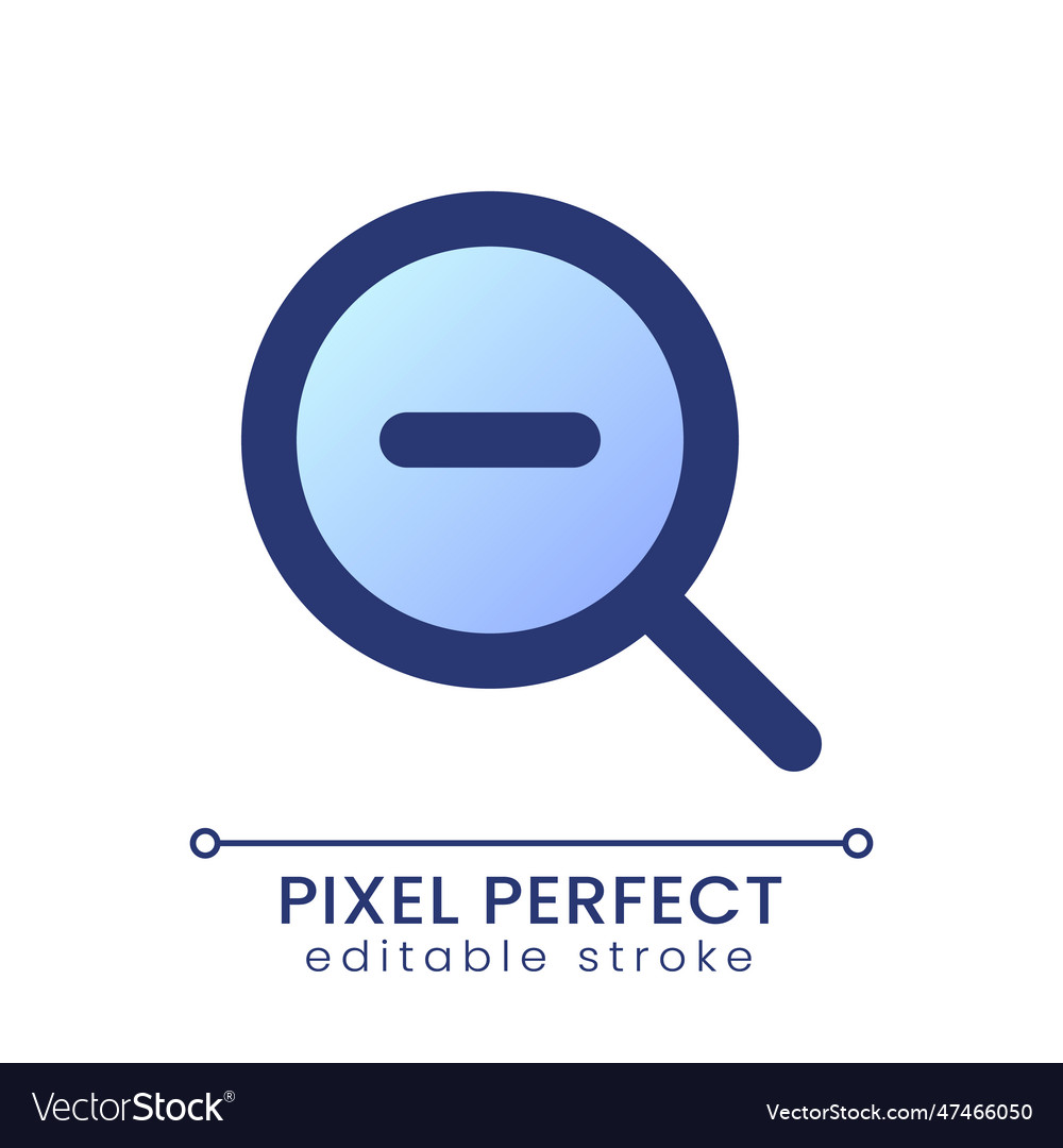 Zoom out transition pixel perfect gradient fill