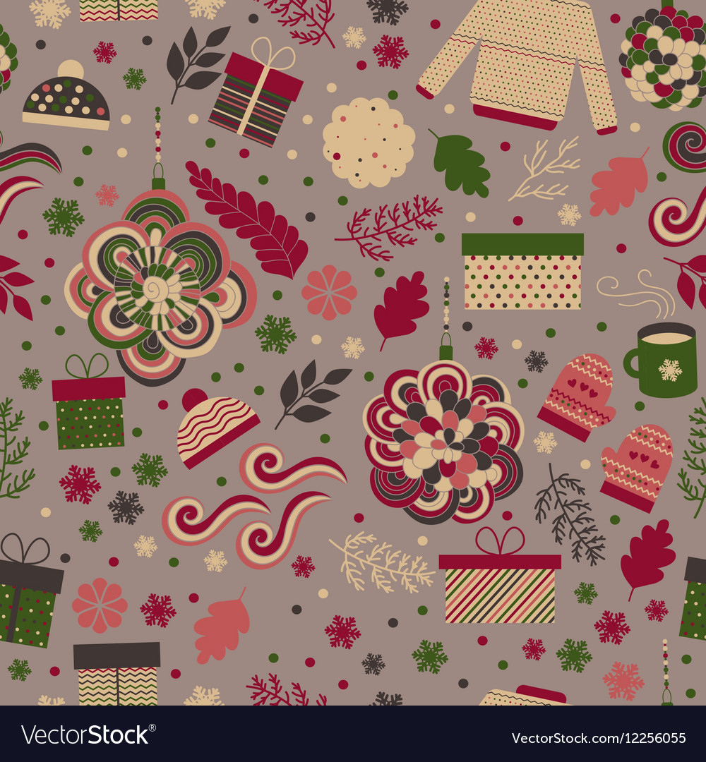 Christmas seamless pattern