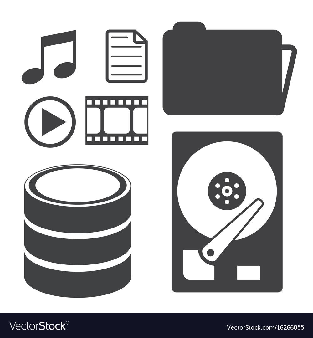Data Storage & Database Icons