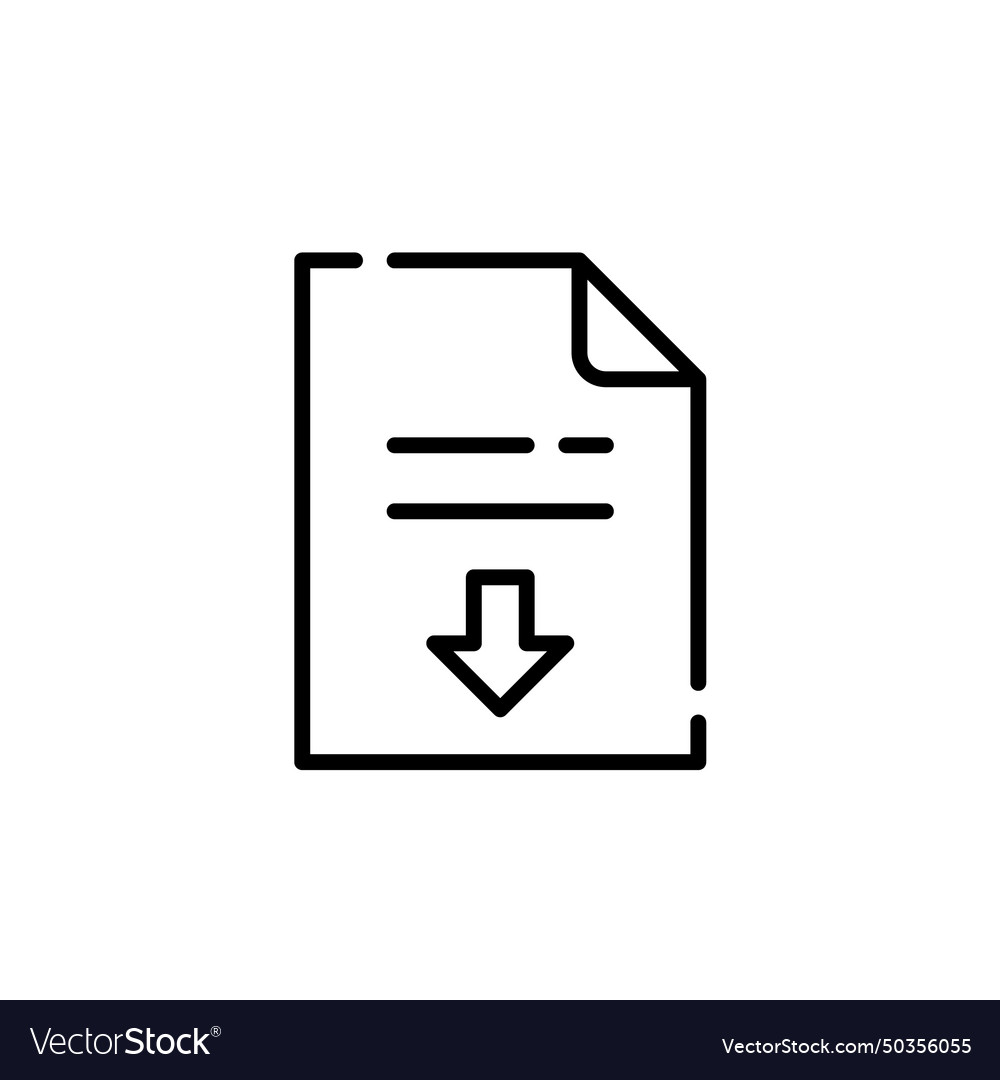 Downloading text file on your computer pixel vector image Downloading text file on your computer pixel