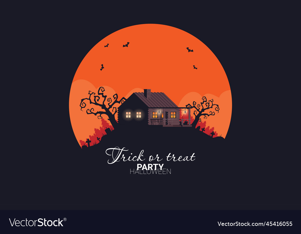 Halloween background flat design