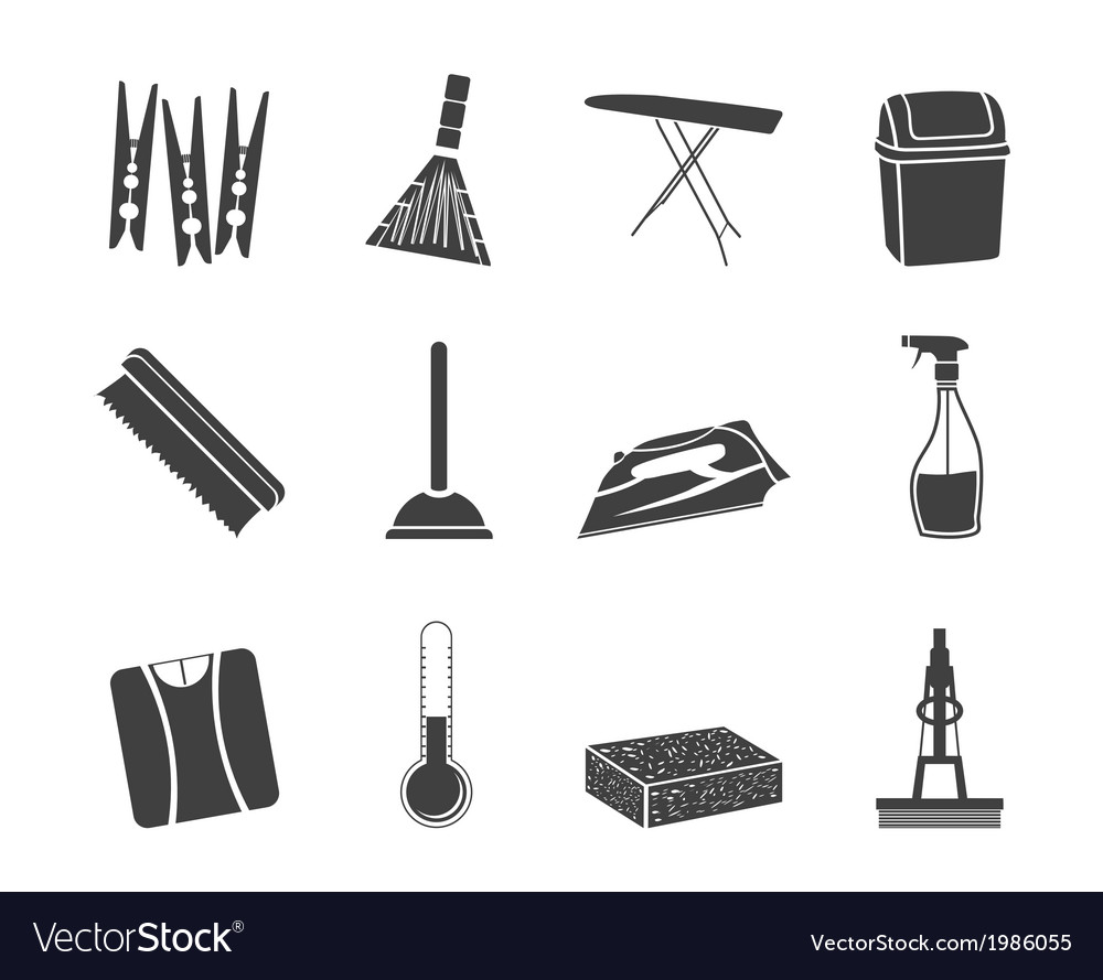 Home objects and tools icons