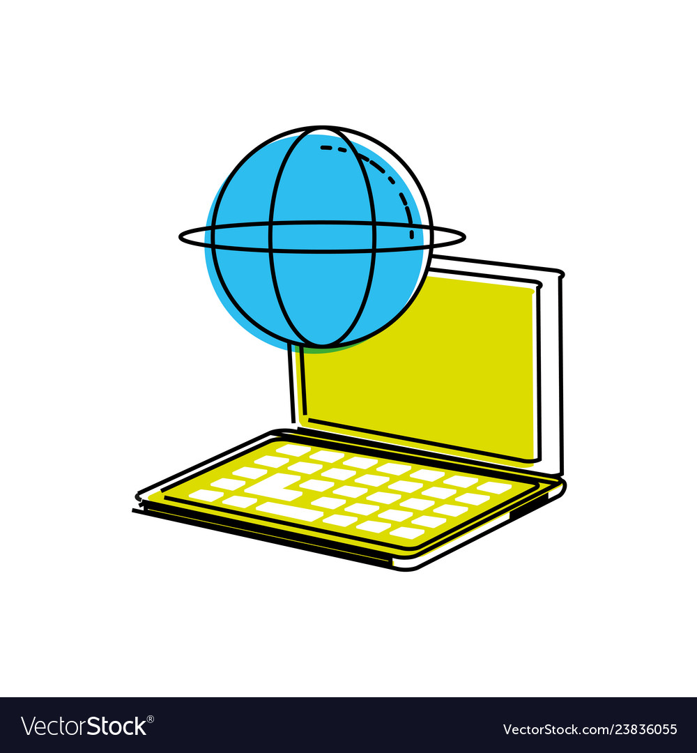 Laptop computer with sphere browser