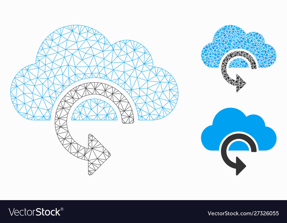 Refresh mesh network model and triangle vector image Refresh mesh network model and triangle