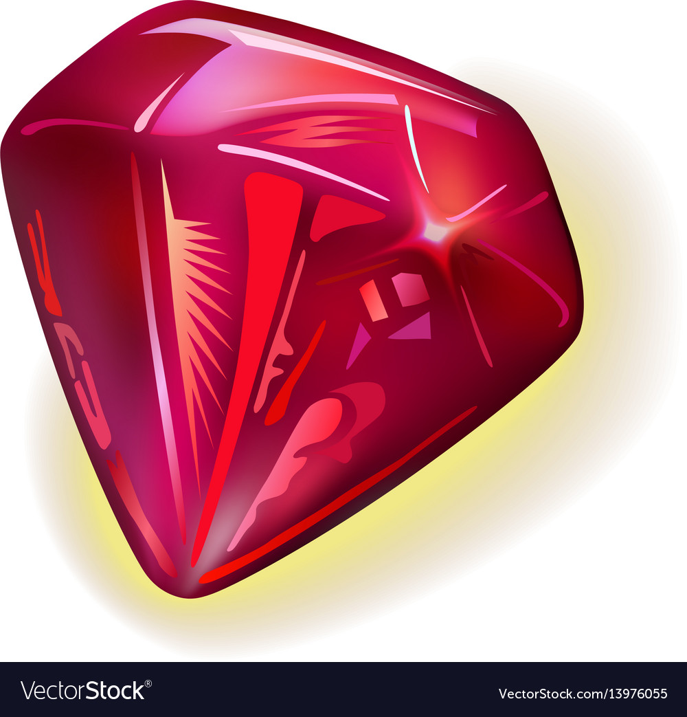 Ruby Gemstone Close-Up