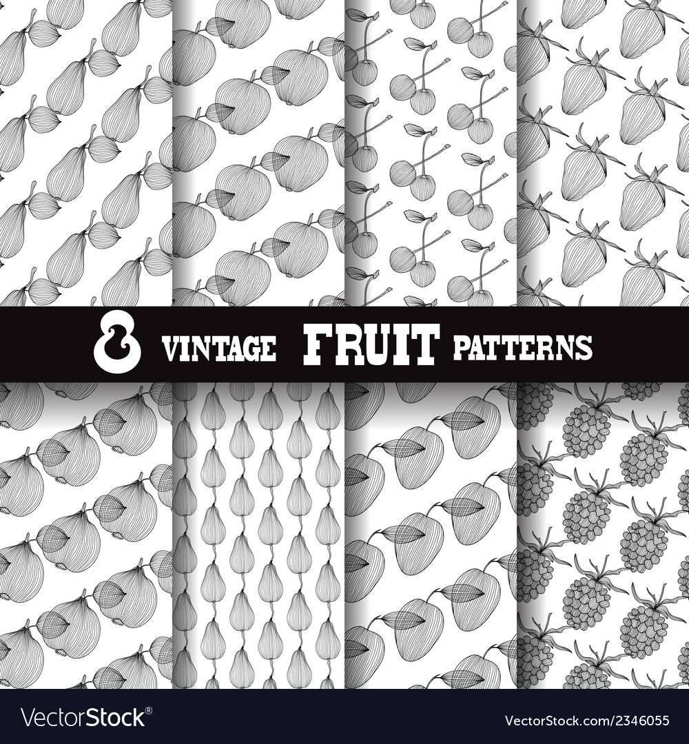 Seamless patterns set