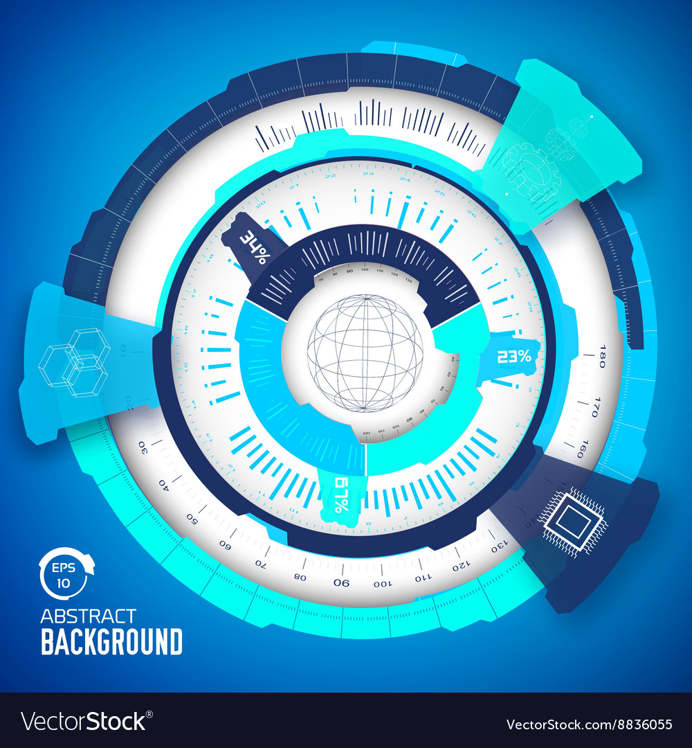 Tech Interface Digital Background