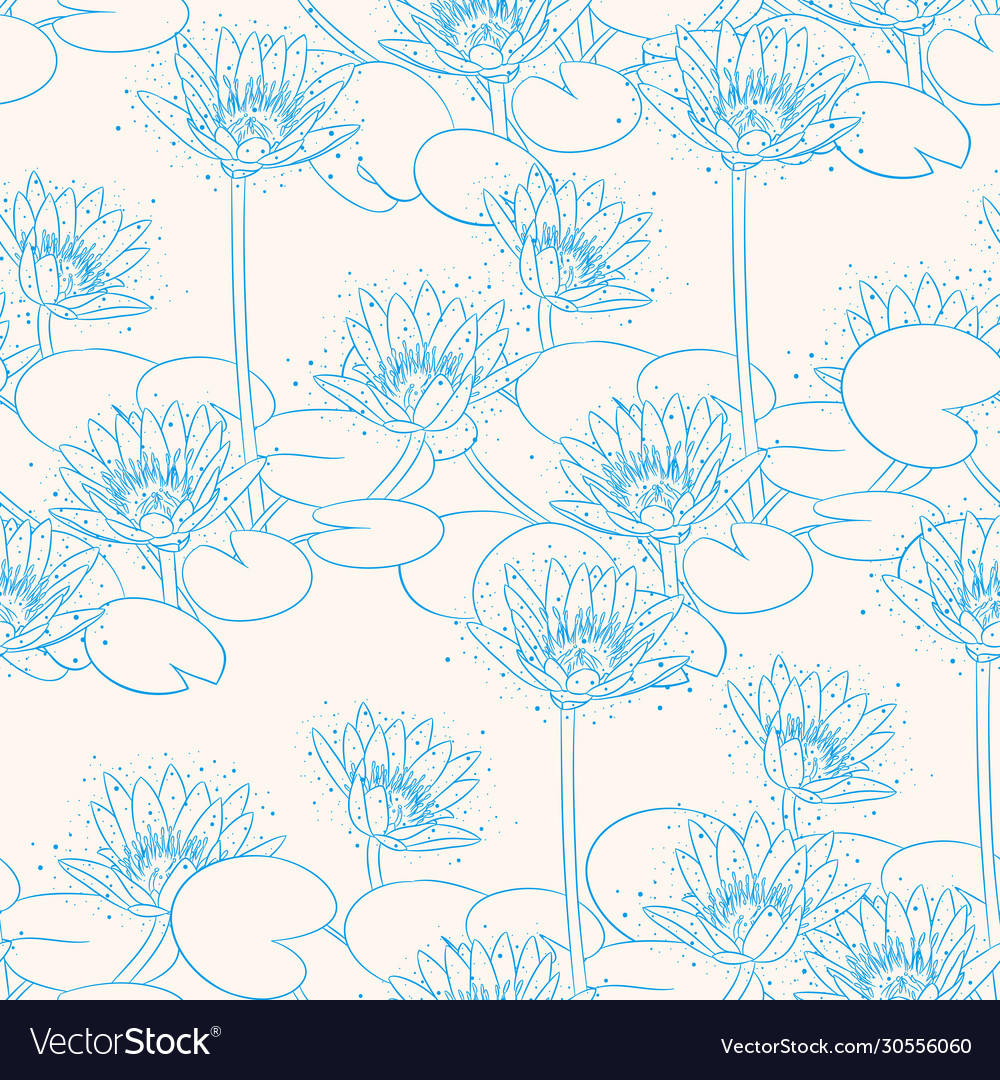Background with water lilies